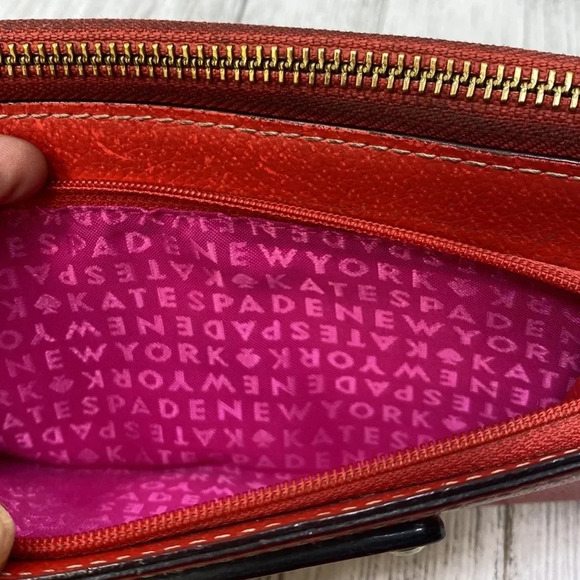 Kate Spade Red Wallet Wristlet - Picture 11 of 13